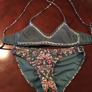 Two piece bathing suit
